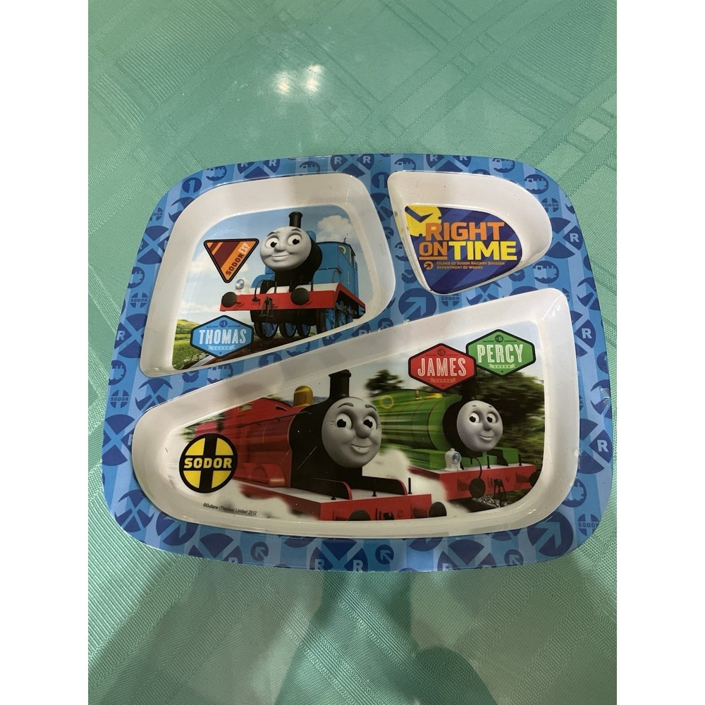 Zak Designs‎ Thomas The Train Percy James Divided Plastic Plate